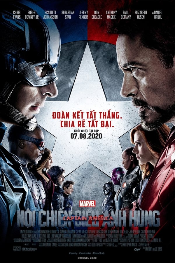 Phim Captain America 3: Nội Chiến Siêu Anh Hùng