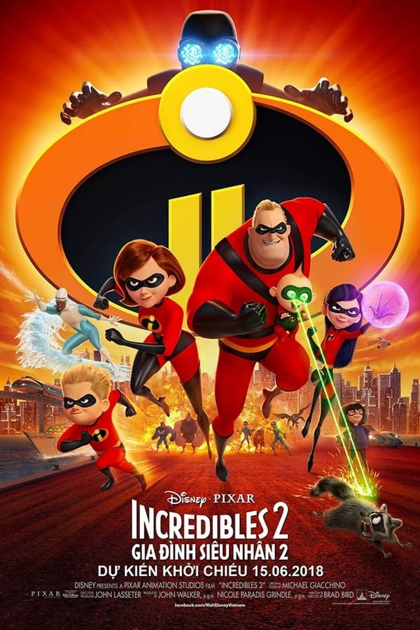 Phim Gia Đình Siêu Nhân 2 - Incredibles 2
