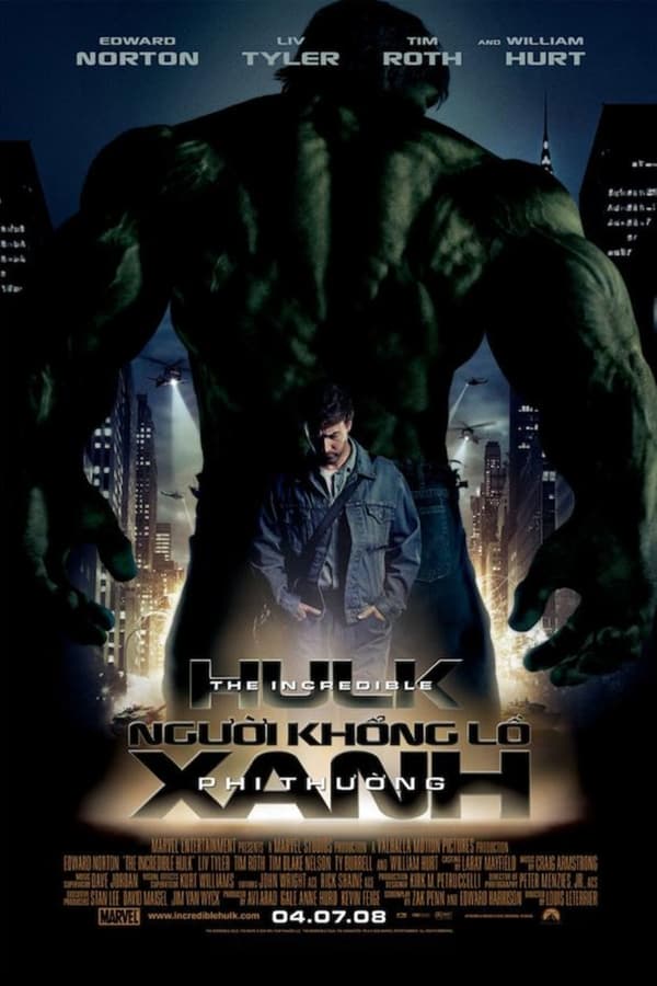 Phim Người Khổng Lồ Xanh Phi Thường - The Incredible Hulk
