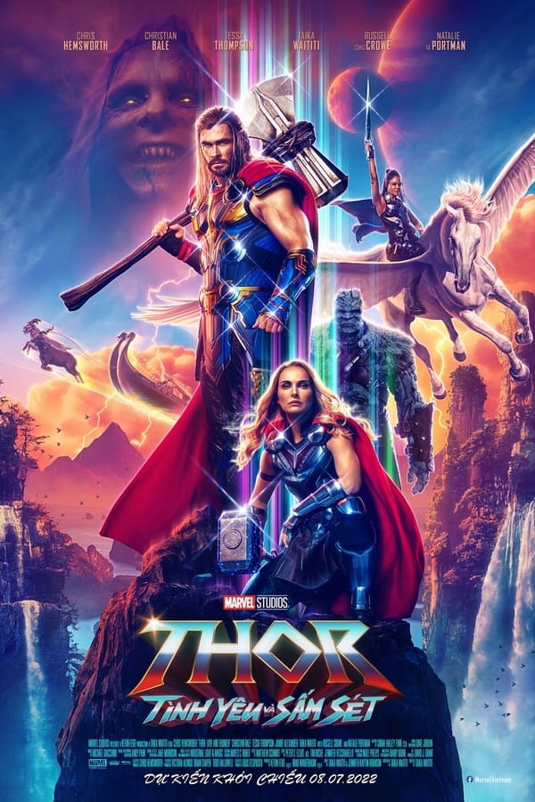 Phim Thần Sấm 4: Tình Yêu và Sấm Sét - Thor: Love and Thunder