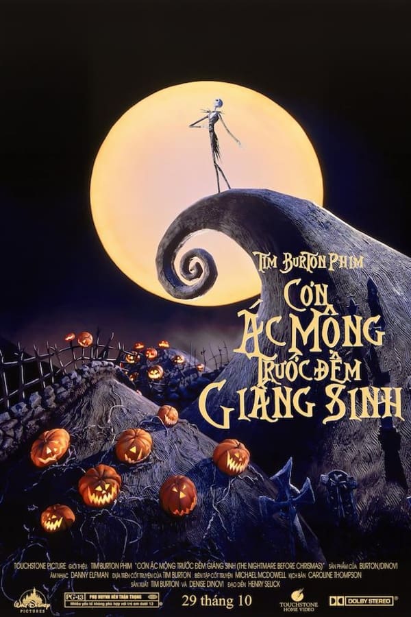 Phim Cơn Ác Mộng Trước Đêm Giáng Sinh - The Nightmare Before Christmas