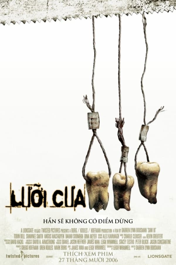 Phim Lưỡi Cưa 3 – SAW III