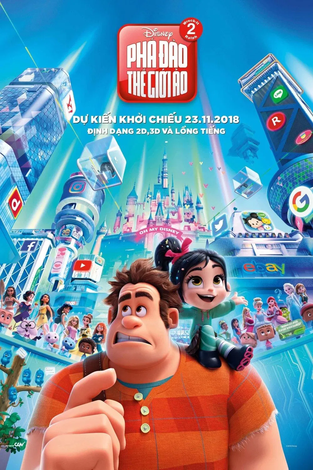 Phim Ralph Đập Phá 2: Phá Đảo Thế Giới Ảo - Ralph Breaks the Internet