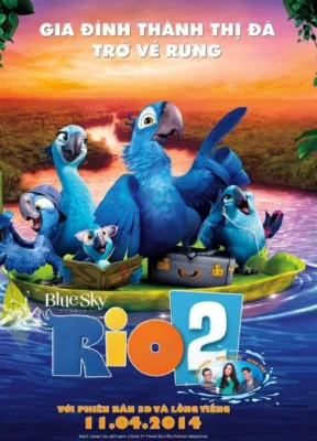 Phim Chú Vẹt Đuôi Dài 2 - Rio 2