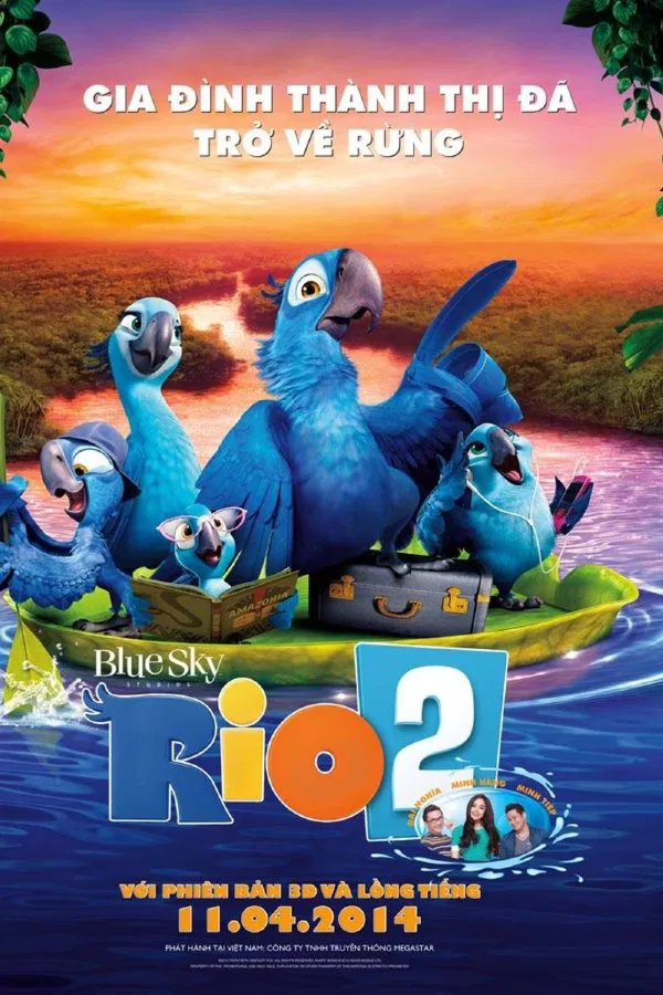 Phim Chú Vẹt Đuôi Dài 2 - Rio 2