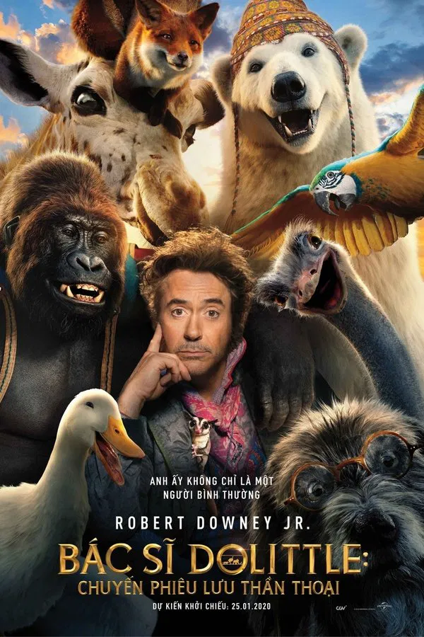 Phim Bác Sĩ Dolittle: Chuyến Phiêu Lưu Thần Thoại - Dolittle