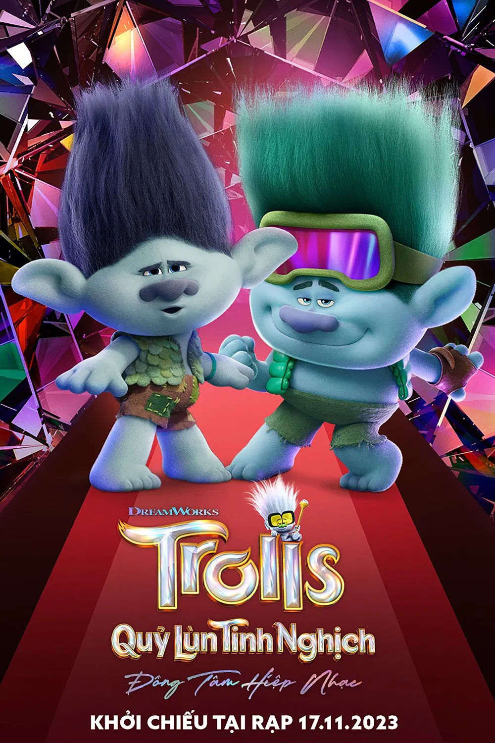 Phim Quỷ Lùn Tinh Nghịch 3: Đồng Tâm Hiệp Nhạc - Trolls Band Together