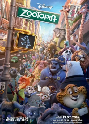Phim Thành Phố Động Vật: Phi Vụ Động Trời - Zootopia