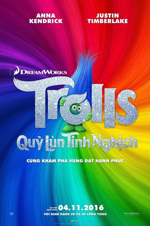 Phim Quỷ Lùn Tinh Nghịch - Trolls