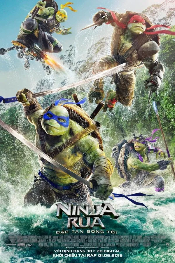 Phim Ninja Rùa 2 : Đập Tan Bóng Tối - Teenage Mutant Ninja Turtles: Out of the Shadows